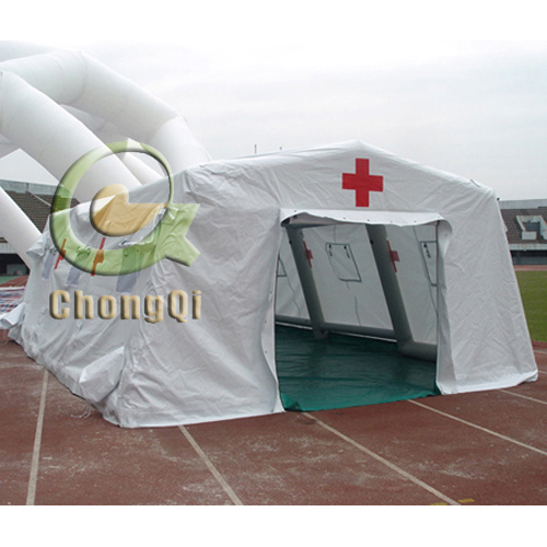 Inflatable medical tents
